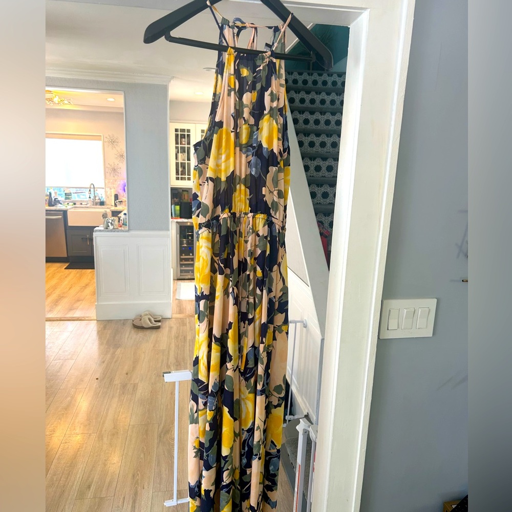 Floral Halter Maxi